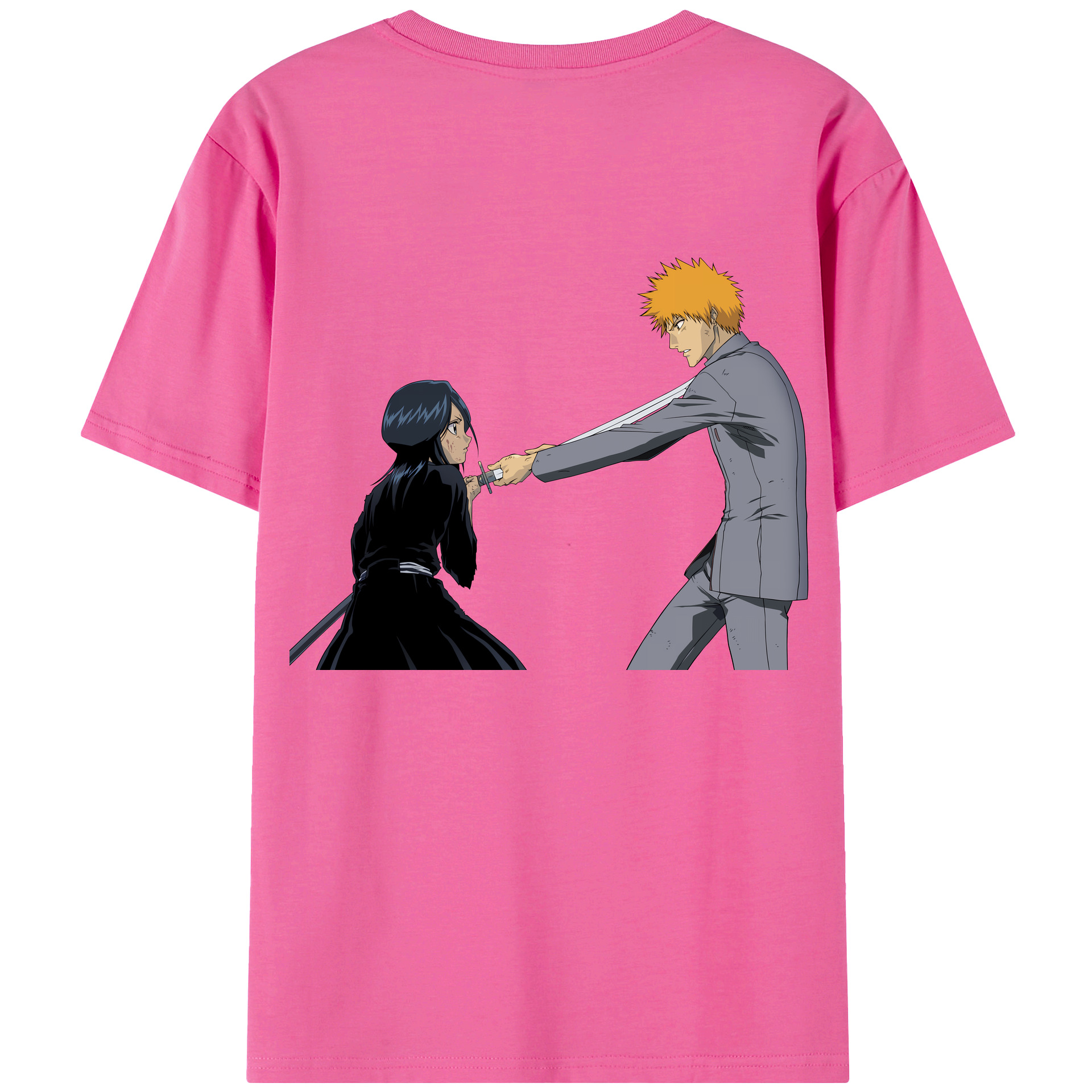 （画像用） ブリーチ 朽木ルキア BLEACH Kuchiki Rukia レディース半袖Tシャツ(バックプリント)